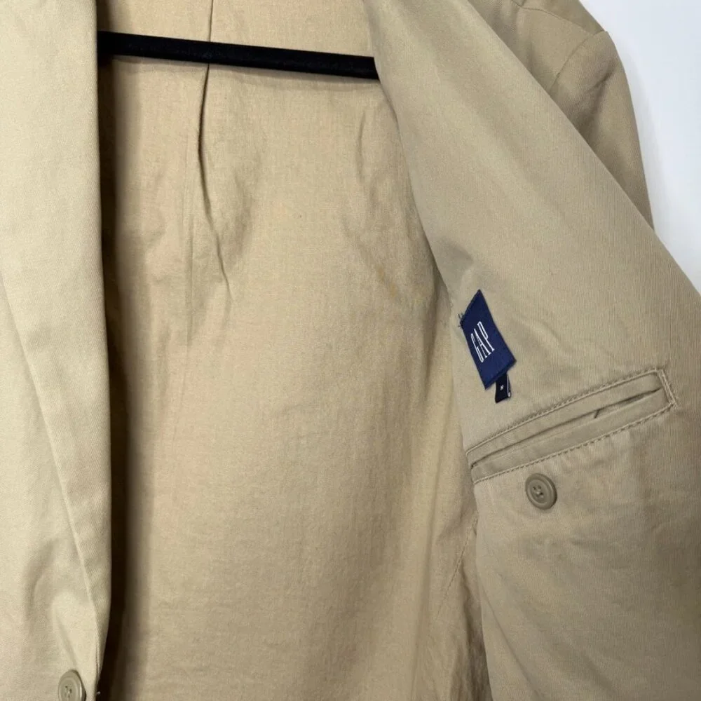 GAP Men's Tan Twill Blazer Medium‎